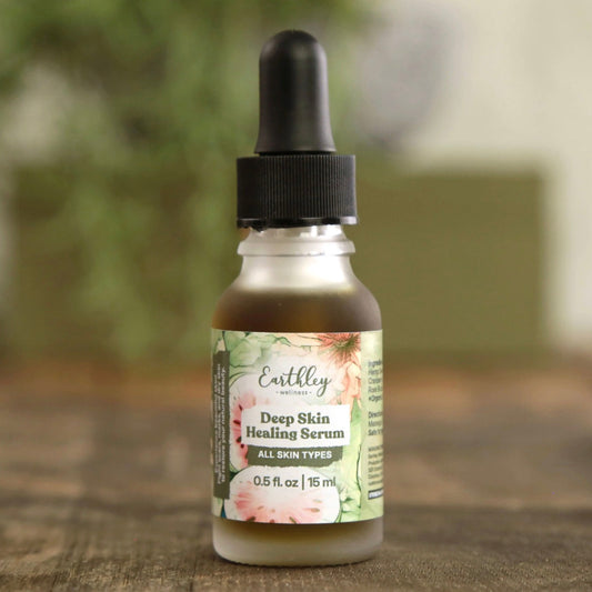 Deeply Healing Skin Serum - Scars and Rough Spots, 0.5 oz, Earthley