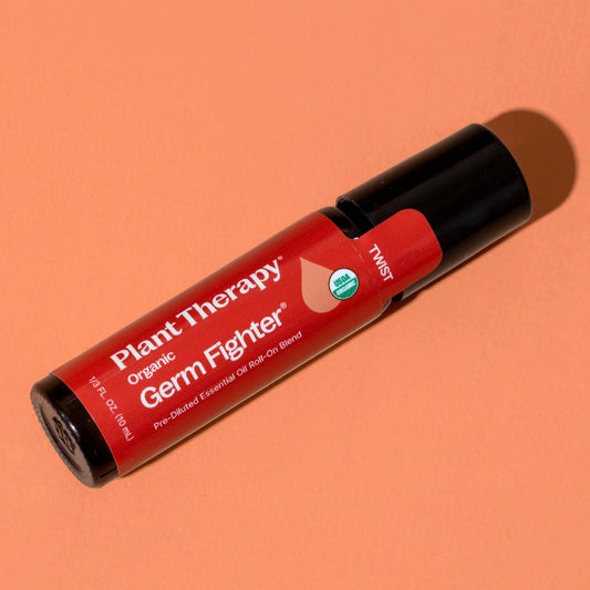 Organic Germ Fighter Blend Roll On, 10ml, Plant Therapy