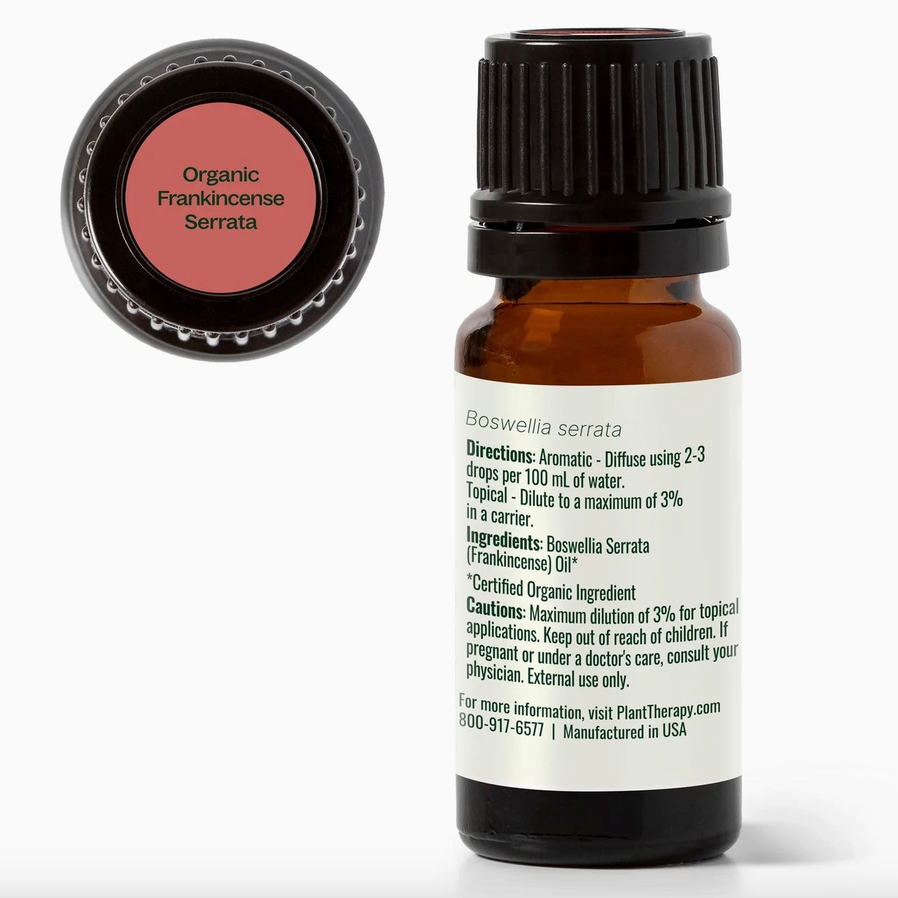 Organic Frankincense Serrata Essential Oil, 10ml, Plant Therapy