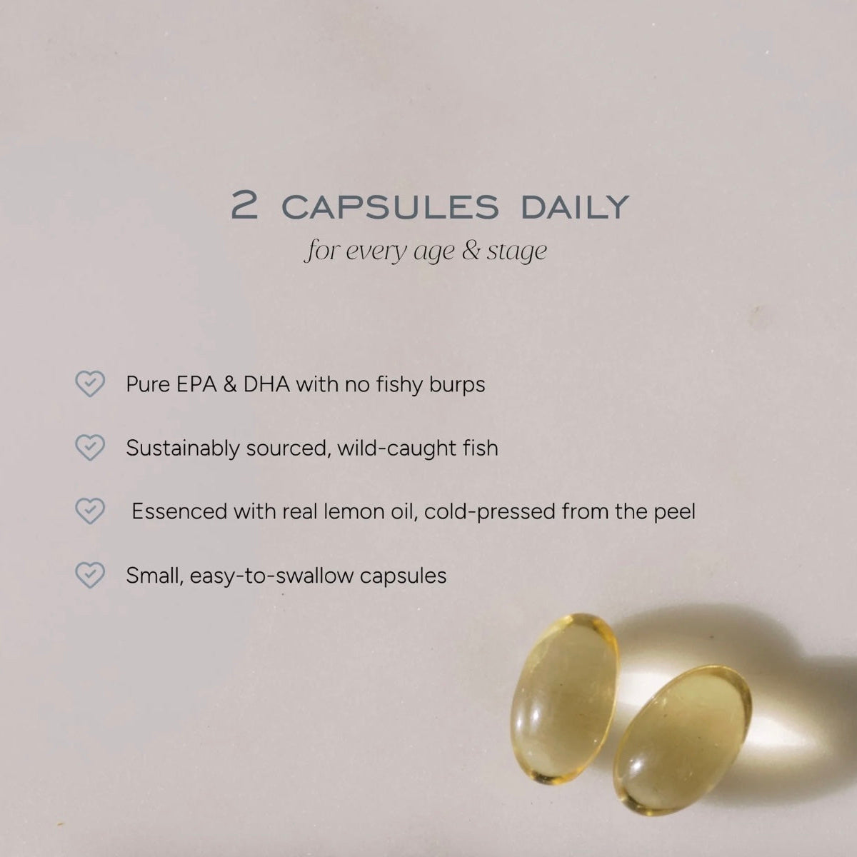 Wholesome Omega-3, 60 Softgels, We Heart Nutrition