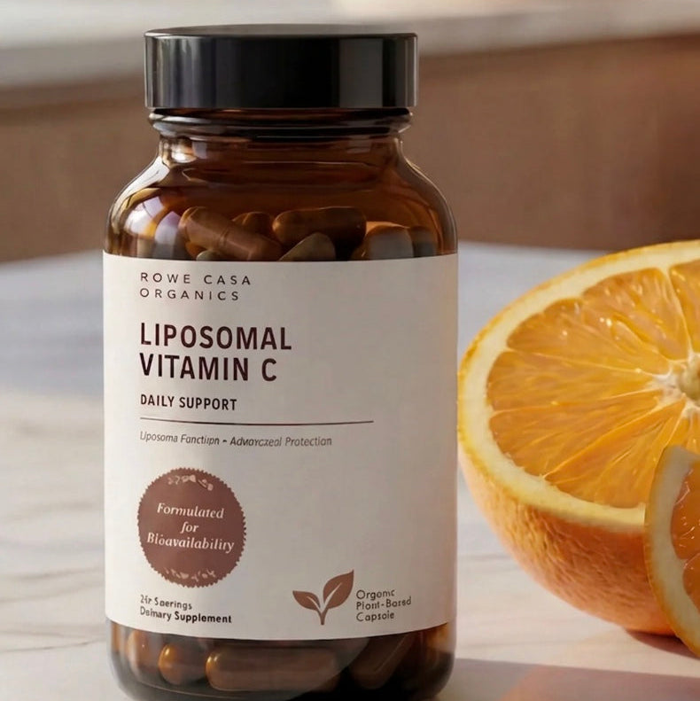 Liposomal Vitamin C, 60 Capsules, Rowe Casa Organics