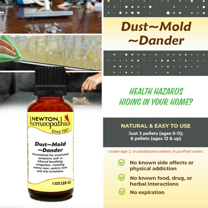 Dust, Mold & Dander, 1oz, Newton Homeopathics