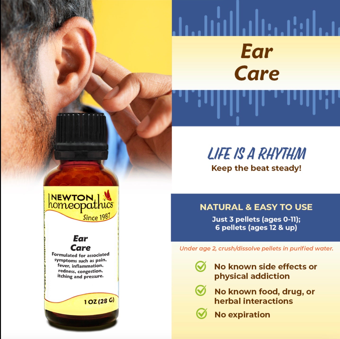 Ear Care, 1oz, Newton Homeopathics