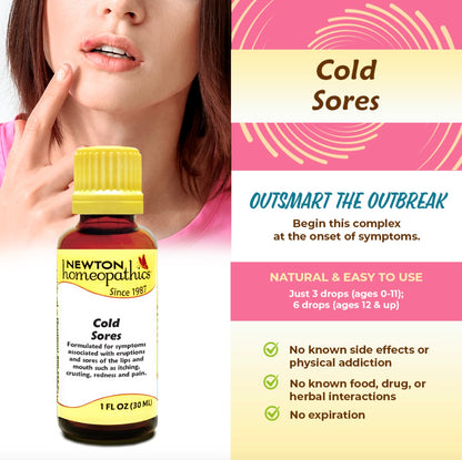 Cold Sores, Liquid 1 oz, Newton Homeopathics