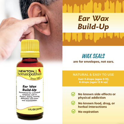 Ear Wax Build Up, Liquid 1oz, Newton Homeopathics