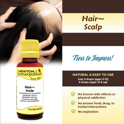 Hair & Scalp, Liquid 1oz, Newton Homeopathics