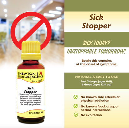 Sick Stopper, Liquid 1oz, Newton Homeopathics