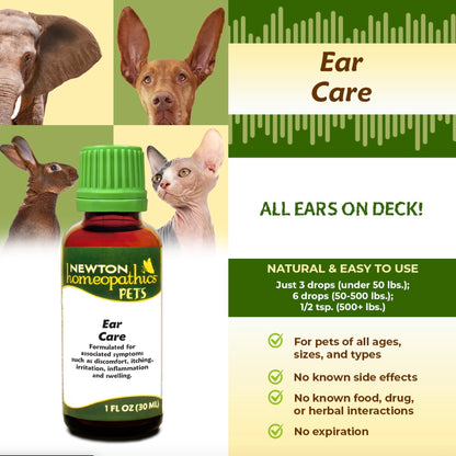 Pets Ear Care, Liquid 1oz, Newton Homeopathics