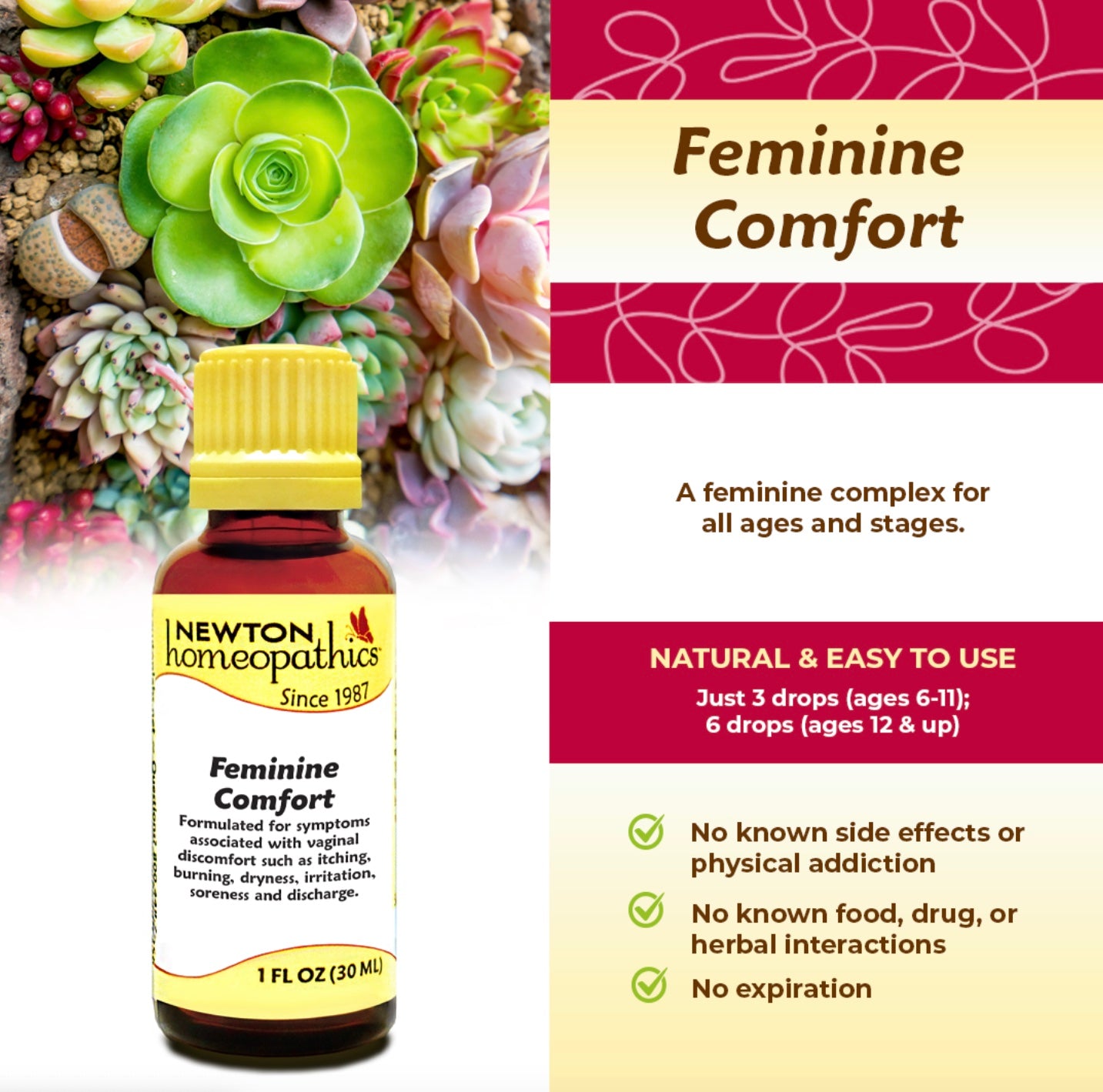 Feminine Comfort, 1oz, Newton Homeopathics
