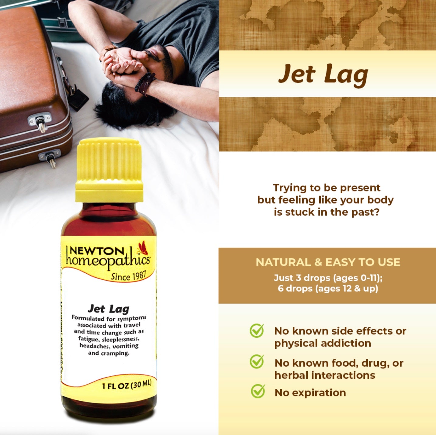 Jet Lag, 1oz, Newton Homeopathics
