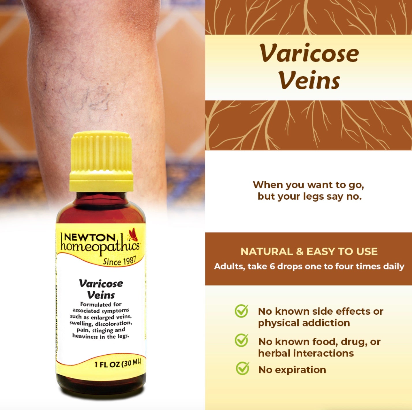 Varicose Veins, 1oz, Newton Homeopathics