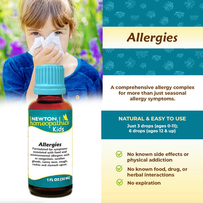 Kids Allergies, 1oz, Newton Homeopathics
