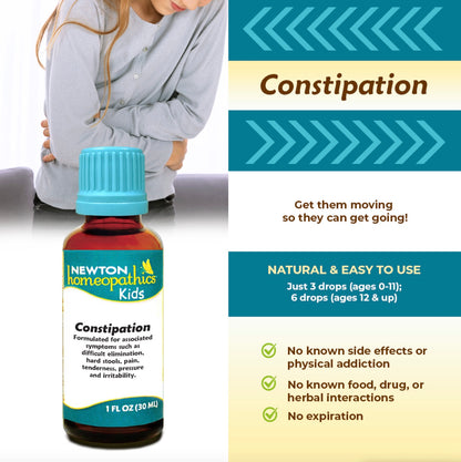 Kids Constipation, 1oz, Newton Homeopathics