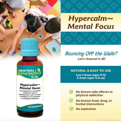 Kids Hypercalm - Mental Focus, 1oz, Newton Homeopathics