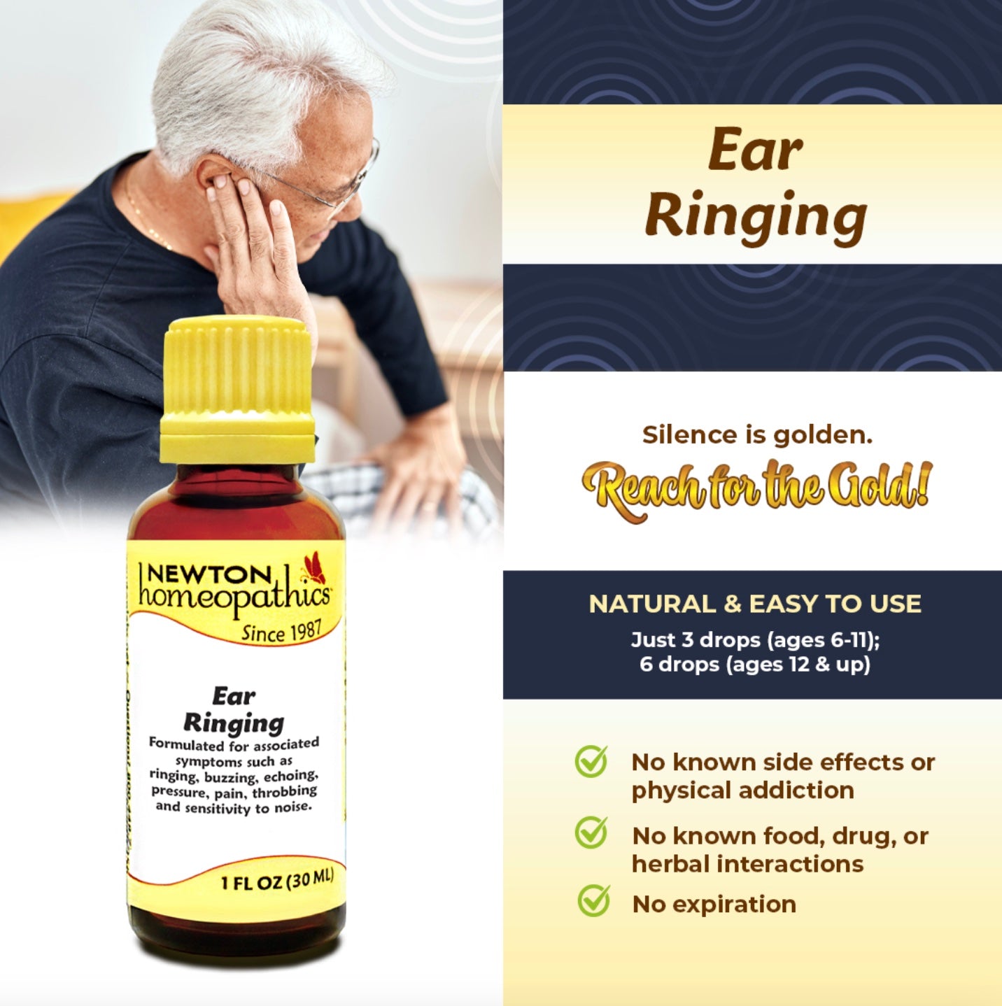 Ear Ringing, 1oz, Newton Homeopathics