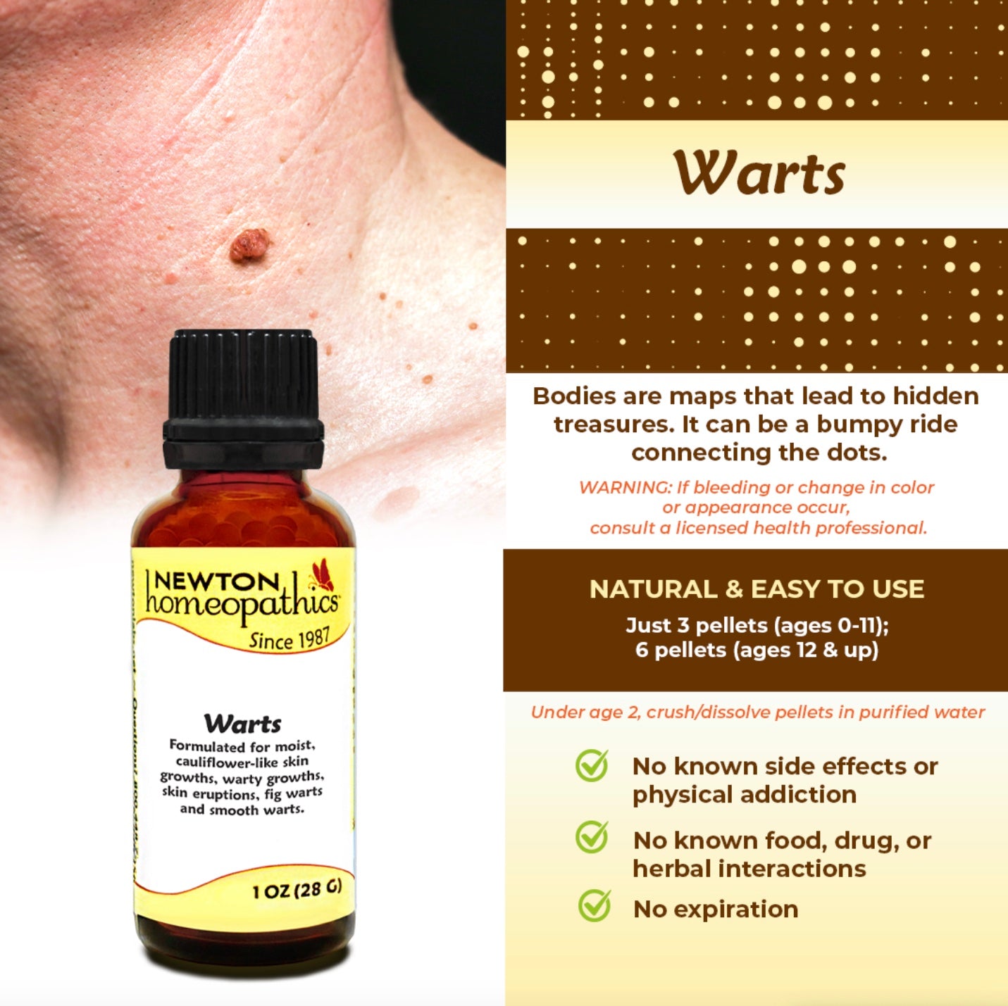 Warts, 1oz, Newton Homeopathics