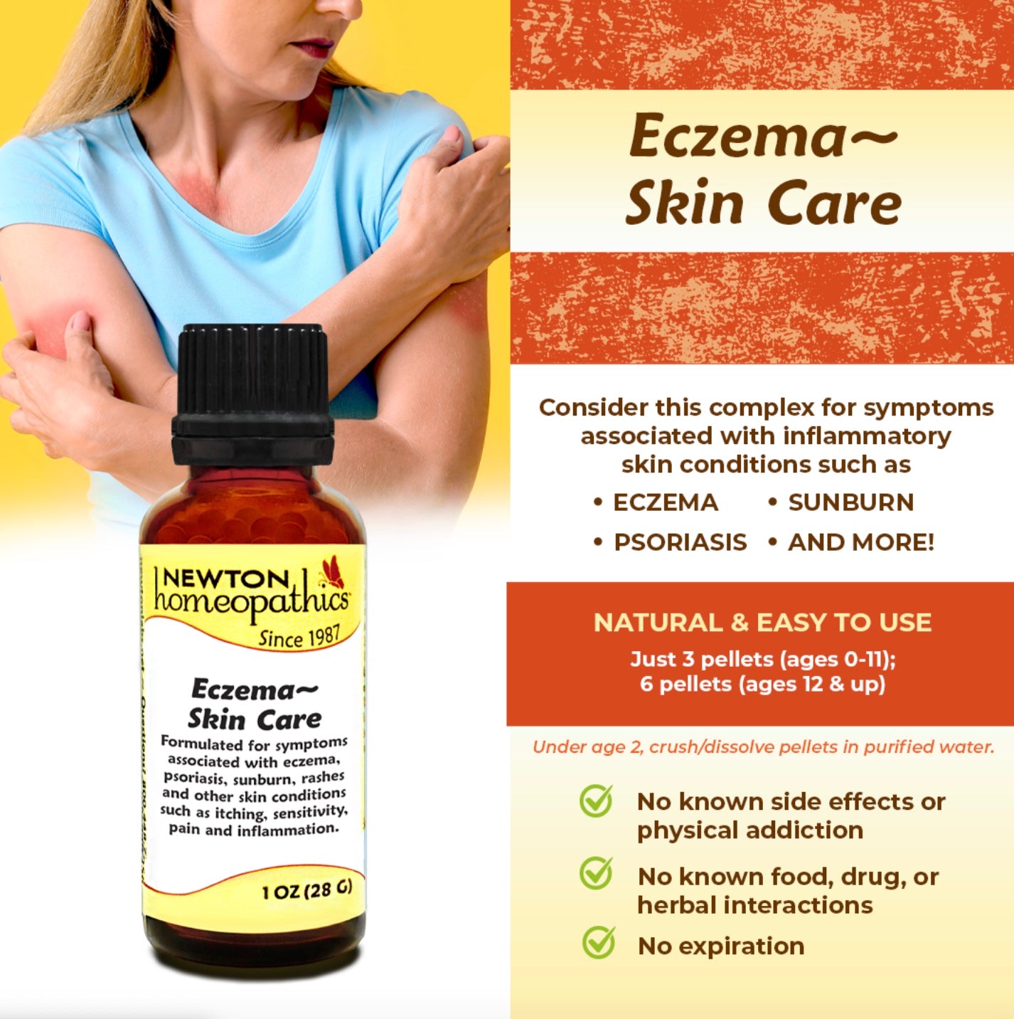 Eczema - Skin Care, 1oz, Newton Homeopathics