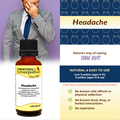 Headache, 1oz, Newton Homeopathics