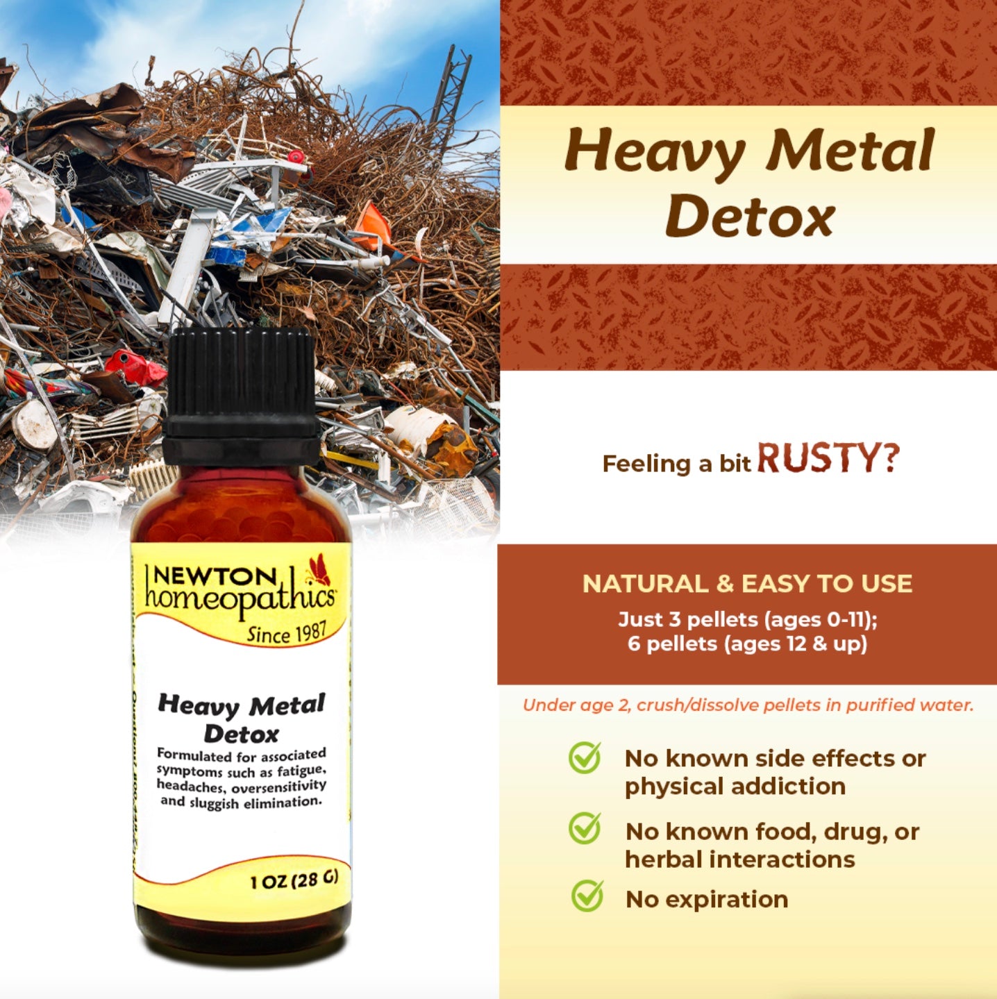 Heavy Metal Detox, 1oz, Newton Homeopathics