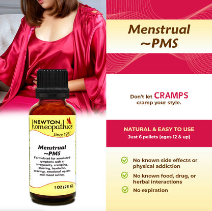 Menstrual - PMS, 1oz, Newton Homeopathics
