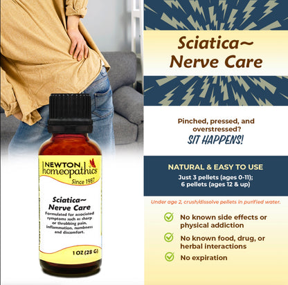 Sciatica - Nerve Care, 1oz, Newton Homeopathics