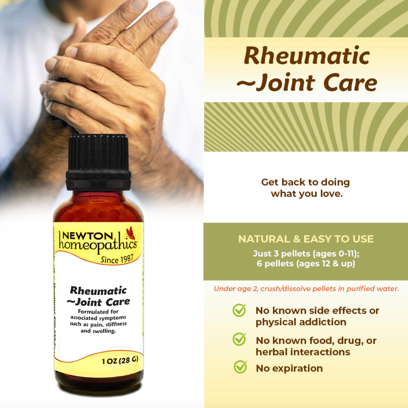 Rheumatic - Joint Care, Pellet, 1oz, Newton Homeopathics