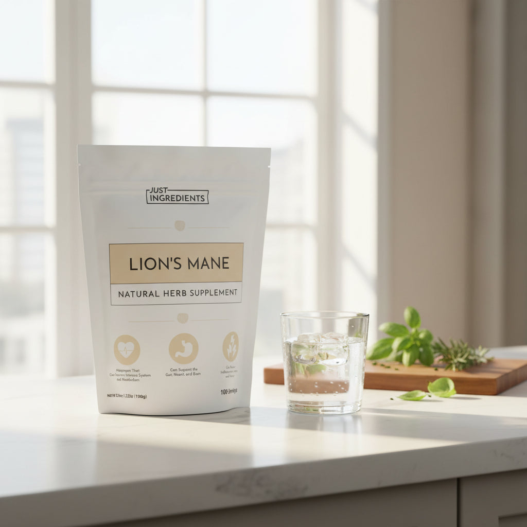 Lion's Mane, 100 Servings, Just Ingredients