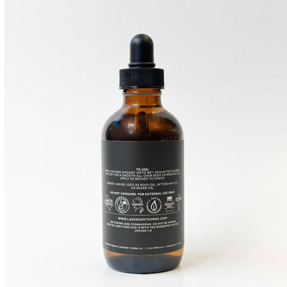 Shower & Shave Oil, 4oz, Lavender Thorne