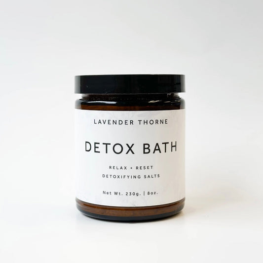 Detox Bath - Relax & Reset Detoxifying Salts, 8oz, Lavender Thorne