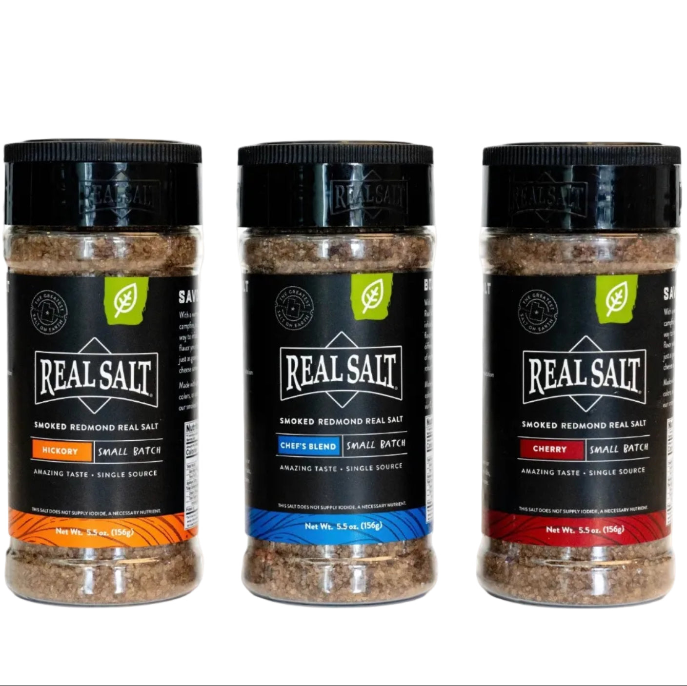 Smoked Hickory Real Salt, 5.5oz, Redmond Life