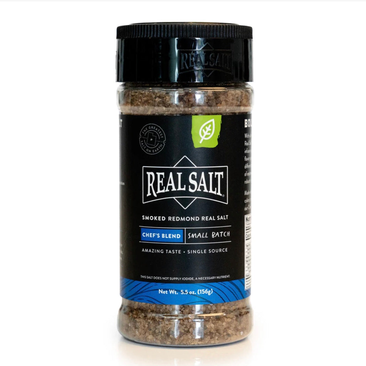 Smoked Hickory Real Salt, 5.5oz, Redmond Life