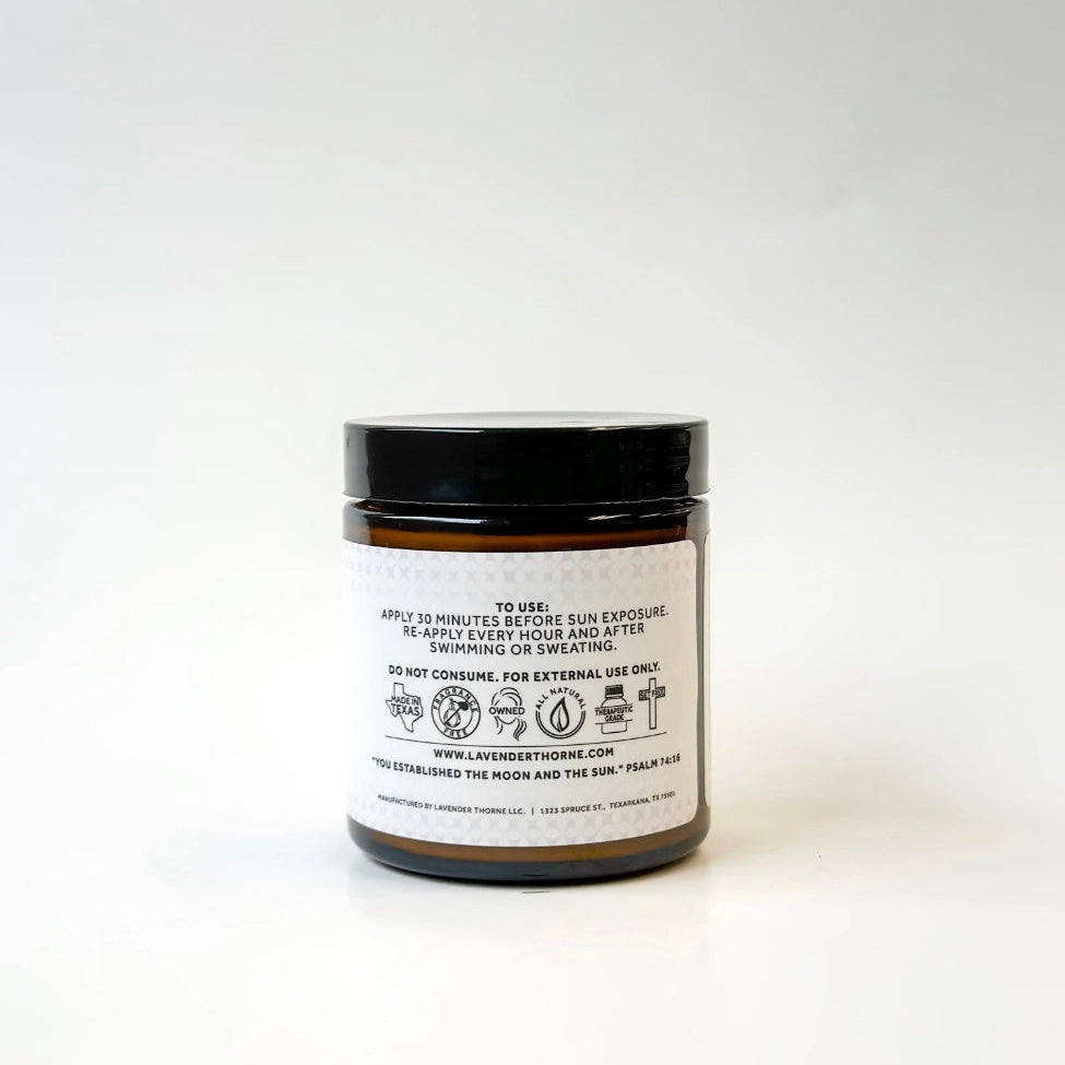 Beach Bum - Natural Sun Balm, 4oz, Lavender Thorne