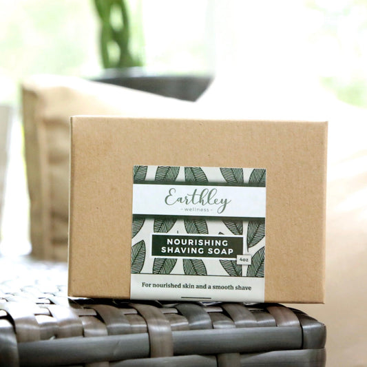 Nourishing Shave Soap Bar, 4oz, Earthley