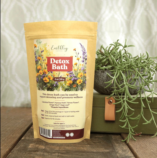 Detox Bath - To Support Liver & Lymphatic Health, 3oz, Earthley