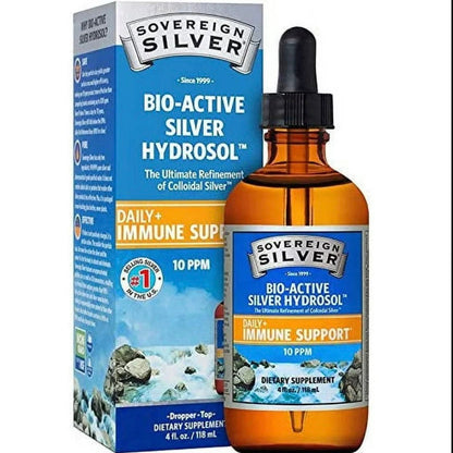 Bio-Active Silver Hydrosol, 10PPM, Sovereign Silver
