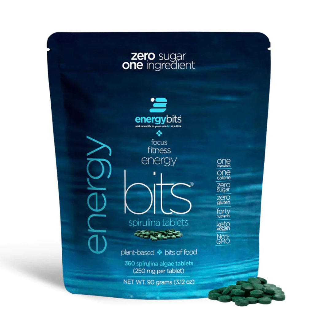 EnergyBits - Focus, Fitness, Energy, Spirulina Algae Tablets, Energy Bits