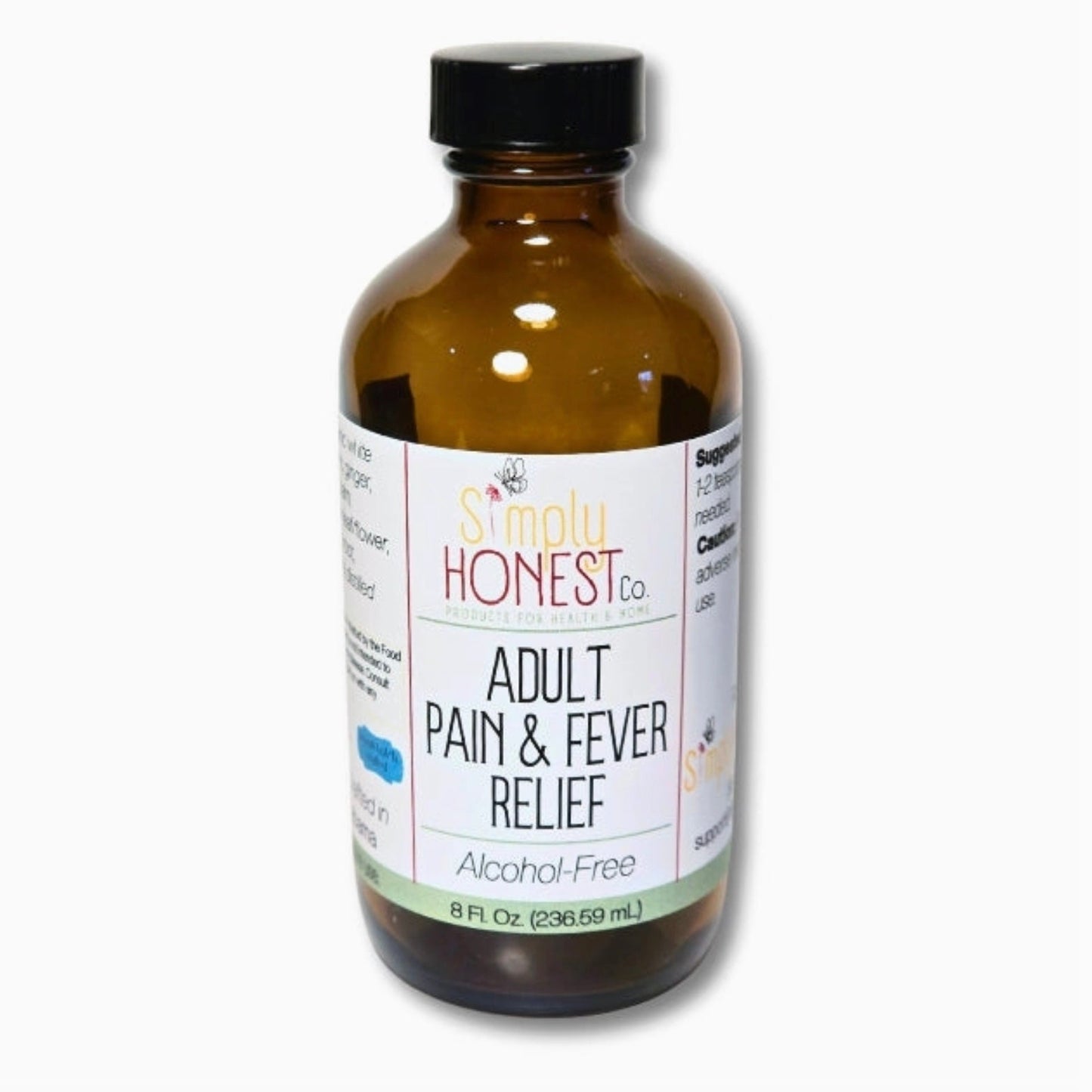Adult Pain & Fever Relief Infusion, 4oz, Simply Honest Co.