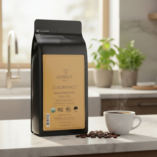 Blonde Espresso - Ground Coffee, 12oz, LifeBoost