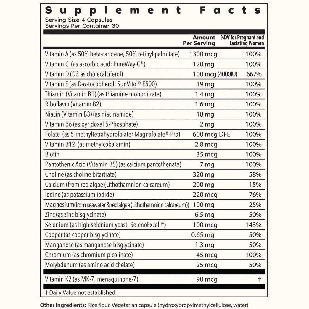 Wholesome Prenatal, 120 Capsules, We Heart Nutrition