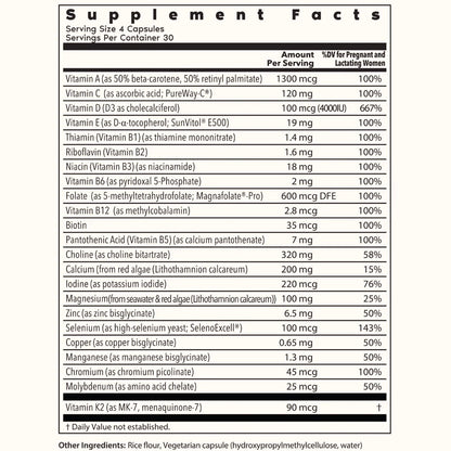 Wholesome Prenatal, 120 Capsules, We Heart Nutrition