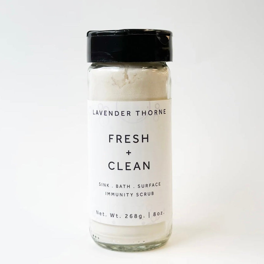 Fresh + Clean - Sink, Bath, Surface Immunity Scrub, 8oz, Lavender Thorne