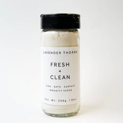 Fresh + Clean - Sink, Bath, Surface Immunity Scrub, 8oz, Lavender Thorne