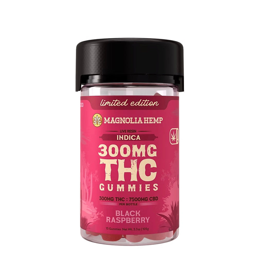 Limited Edition Hemp-Derived THC + CBD Gummies, 20mg THC + 500mg CBD, Magnolia Hemp