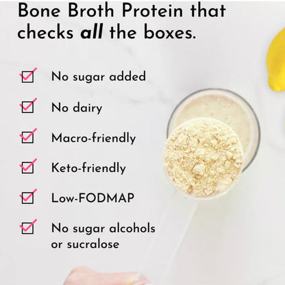 Bone Broth Protein Powder, 15 Servings, Just Ingredients