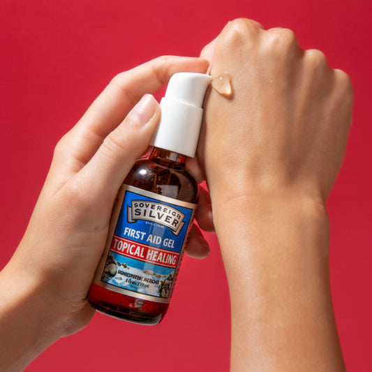 First Aid Gel - Fast Relief of Minor Wounds, Burns, and Irritations, Sovereign Silver