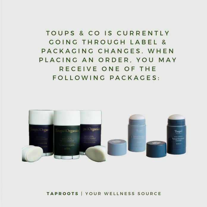Extra Strength Natural Deodorant, Toups & Co Organics