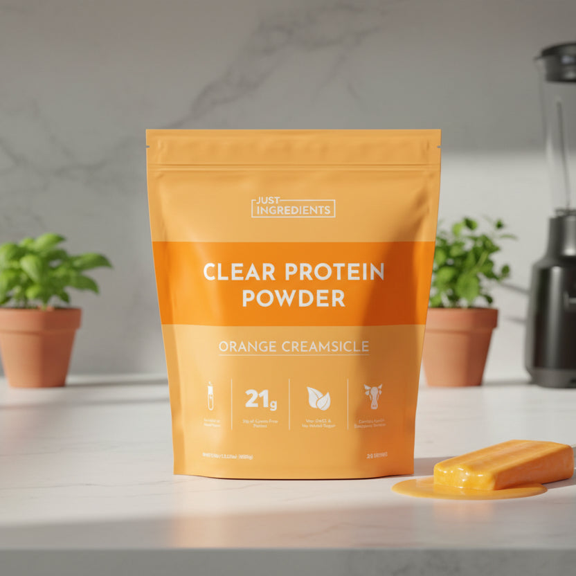 Orange Creamsicle Clear Protein Powder, 20 Servings, Just Ingredients