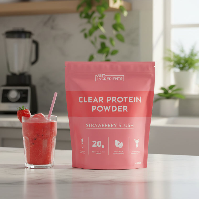 Strawberry Slush Clear Protein Powder, 20 Servings, Just Ingredients