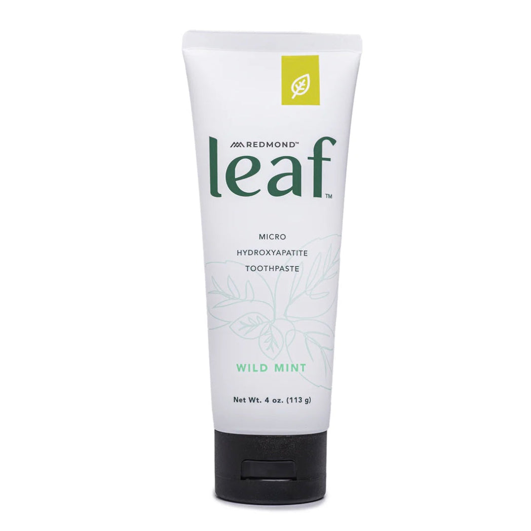 Leaf Micro Hydroxyapetite Toothpaste, 4oz, Redmond Life
