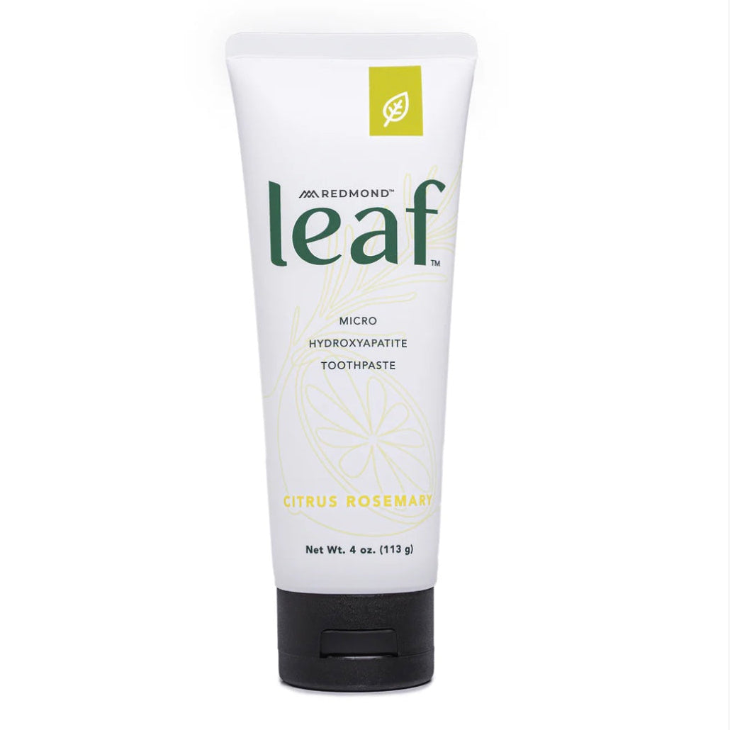 Leaf Micro Hydroxyapetite Toothpaste, 4oz, Redmond Life